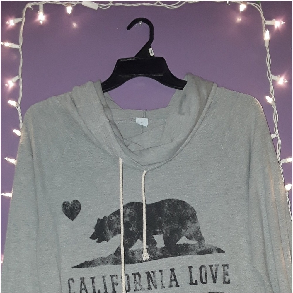 Gray hoodie